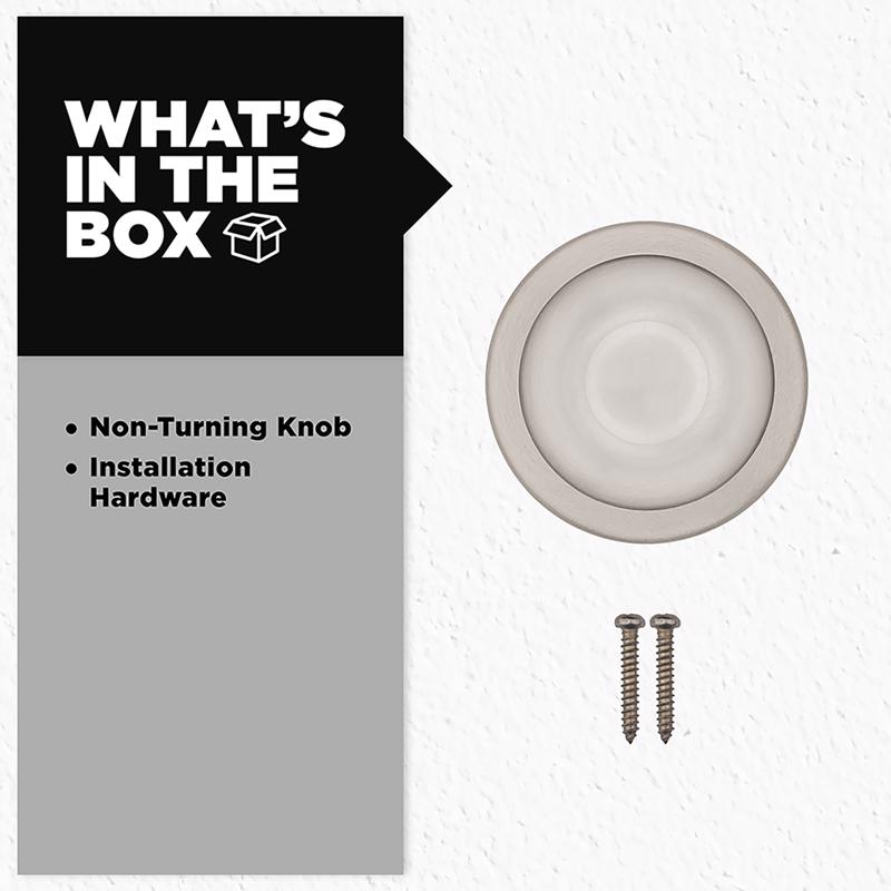 Kwikset Tylo Satin Nickel Dummy Knob Right or Left Handed