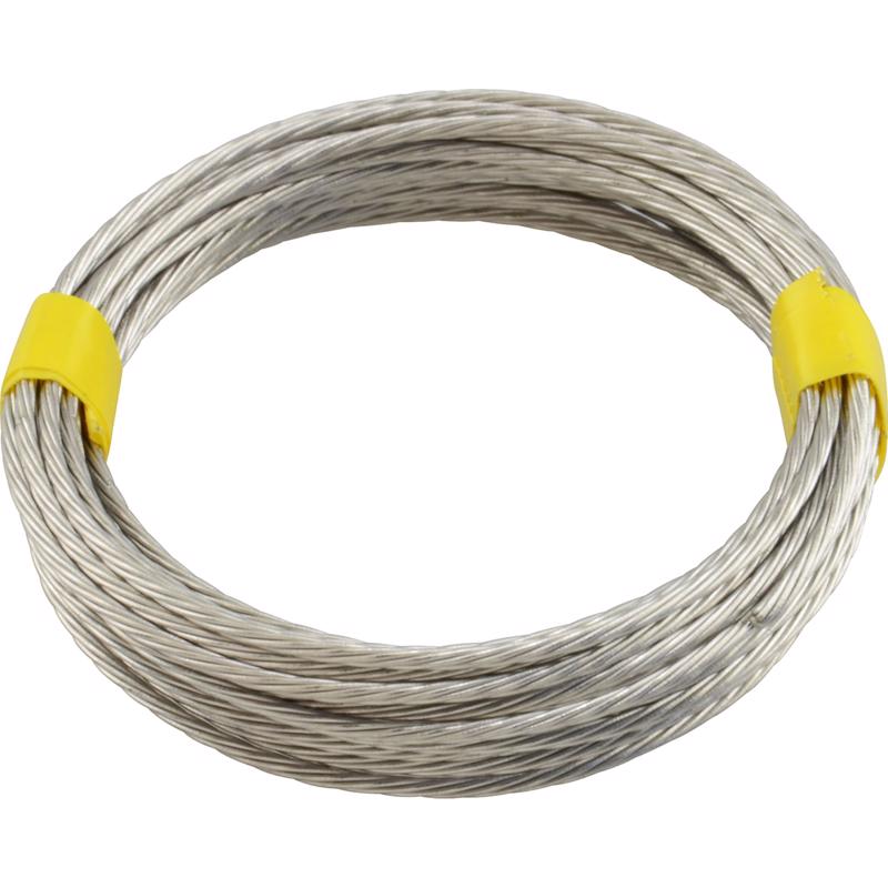 HILLMAN OOK Silver Picture Wire 100 lb