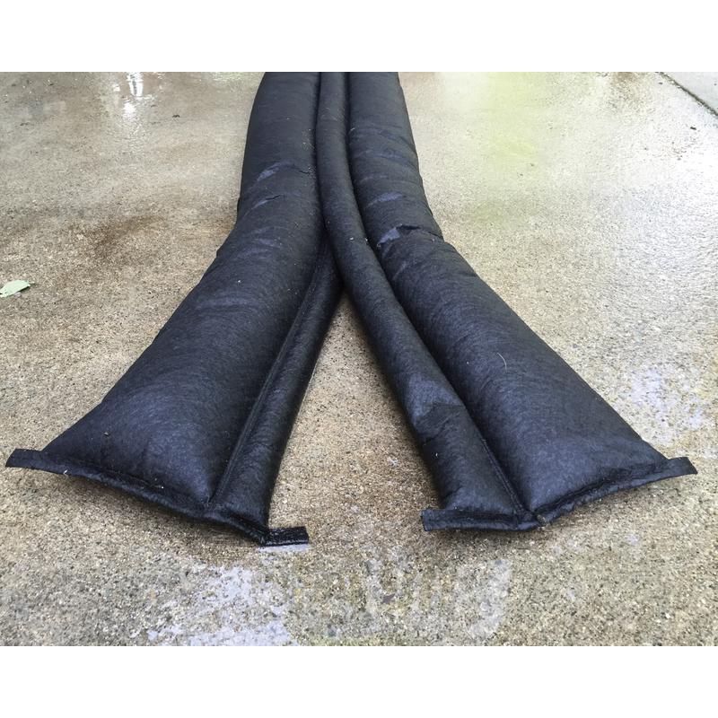 Quick Dam Flood Barrier 3.5 in. H X 6.5 in. W X 120 in. L Flood Barrier