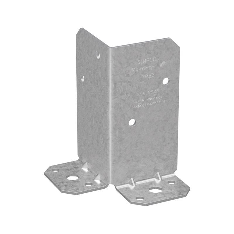 Simpson Strong-Tie ZMax Silver Steel Bracket 12 Ga. 5.101 in. L