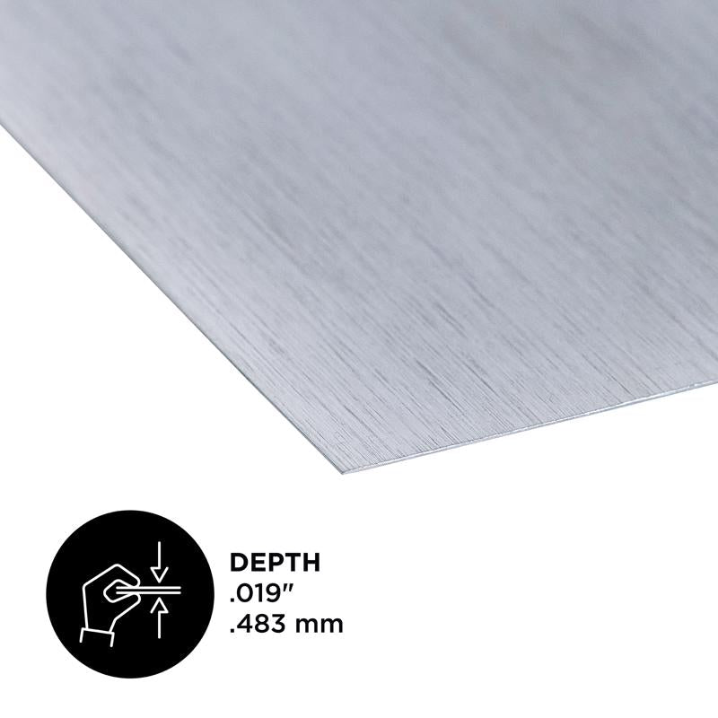 M-D Building Products 0.02 in. X 36 in. W X 36 in. L Mill Aluminum Sheet Metal