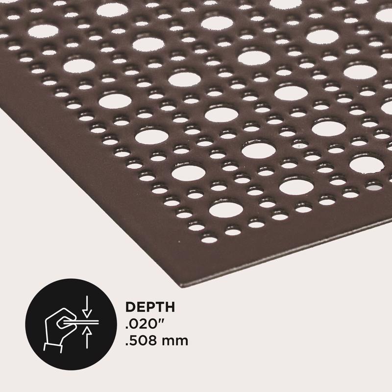 M-D Building Products 0.02 in. X 36 in. W X 36 in. L Venetian Bronze Aluminum Lincane Sheet Metal