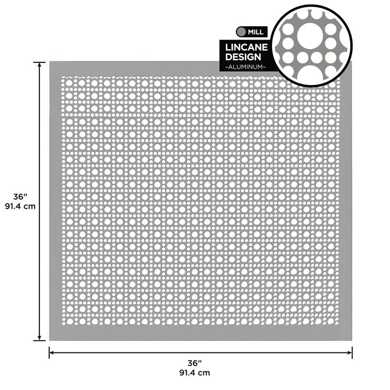 M-D Building Products 0.02 in. X 36 in. W X 36 in. L Mill Aluminum Lincane Sheet Metal