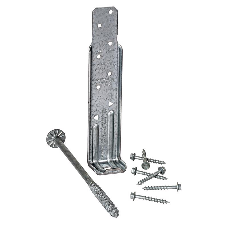 Simpson Strong-Tie ZMax Silver Steel Deck Tension Tie Kit 14 Ga. 7.125 in. L