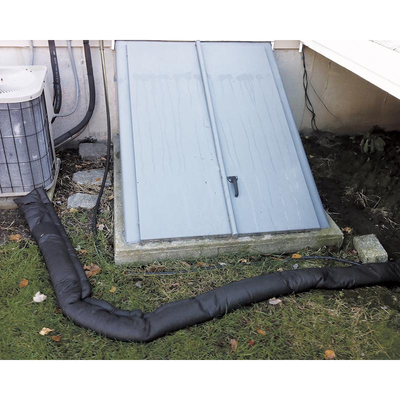 Quick Dam Flood Barrier 3.5 in. H X 6.5 in. W X 60 in. L Flood Barrier