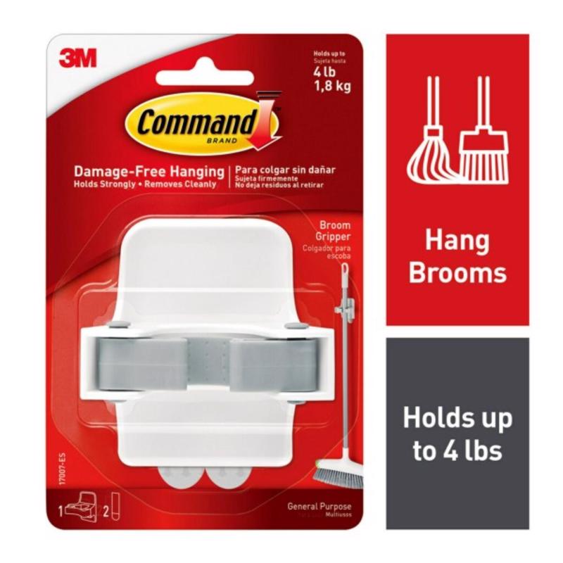 3M Command Large Plastic Broom Gripper 3.34 in. L