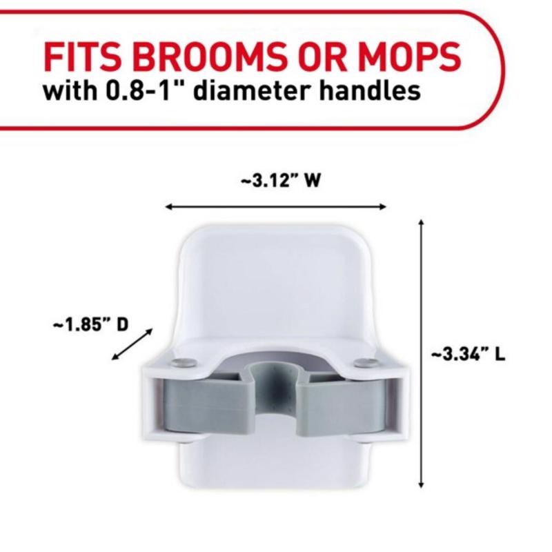 3M Command Large Plastic Broom Gripper 3.34 in. L