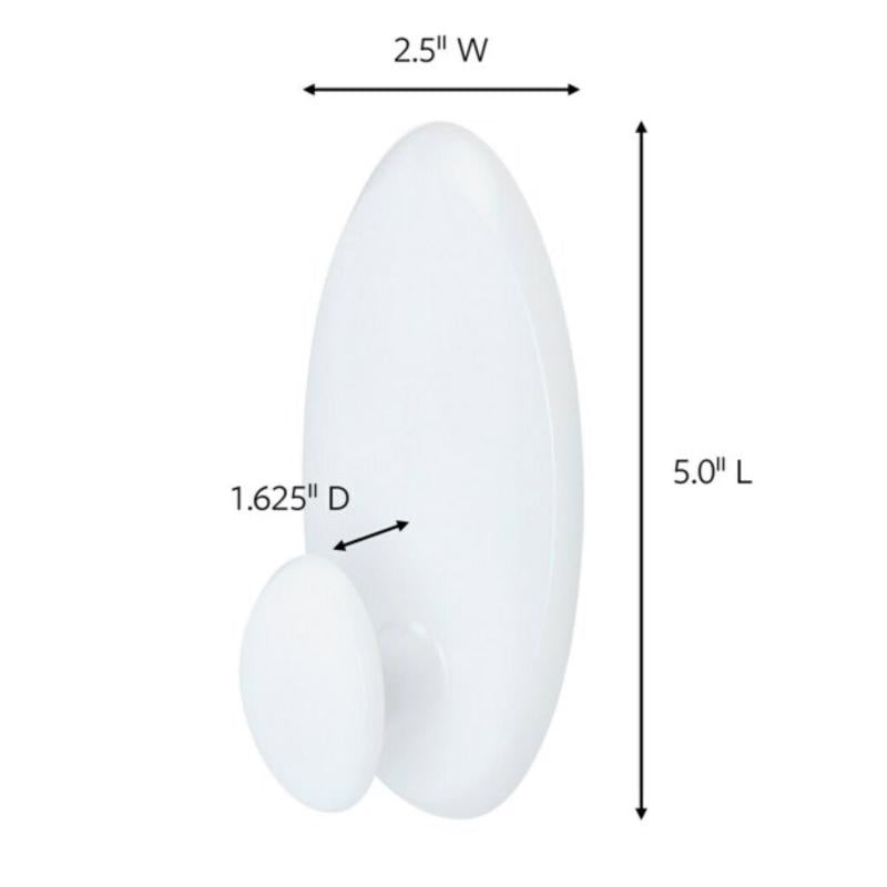 3M Command Large Plastic Hook 5 in. L
