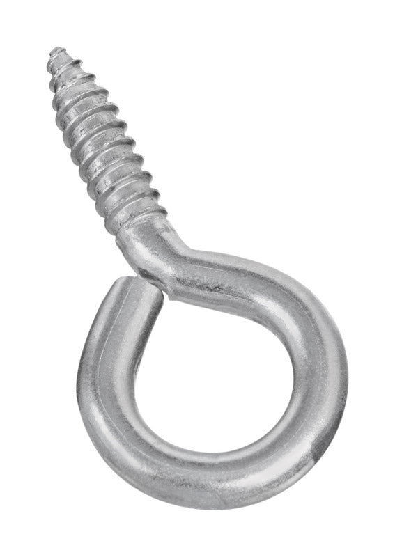 National Hardware 0.30 in. D X 2-7/8 in. L Polished Stainless Steel Screw Eye 150 lb. cap.
