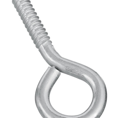 National Hardware 0.36 in. D X 3-7/8 in. L Zinc-Plated Steel Screw Eye 190 lb. cap.
