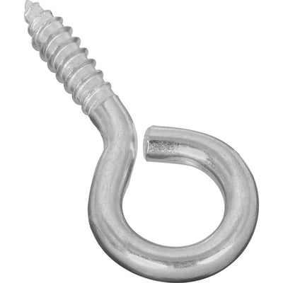 National Hardware 0.26 in. D X 2-5/8 in. L Zinc-Plated Steel Screw Eye 115 lb. cap.