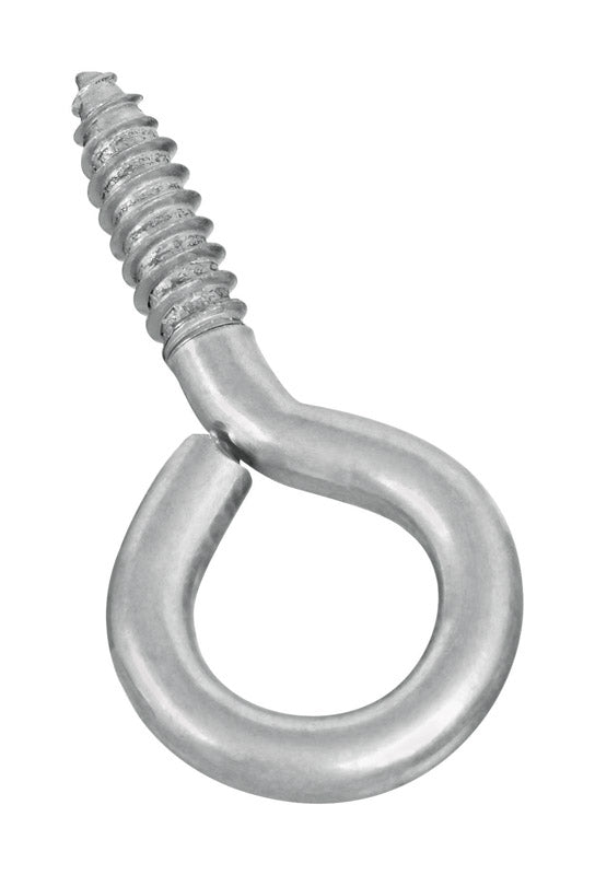 National Hardware 0.30 in. D X 2-7/8 in. L Zinc-Plated Steel Screw Eye 150 lb. cap.