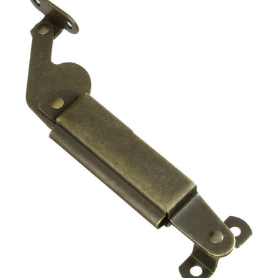 National Hardware Antique Brass Steel Left Hand Spring Lid Support 5.5 in.