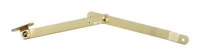 National Hardware Brass-Plated Steel Right Hand Folding Support Mount 1.38 in. 9 in.