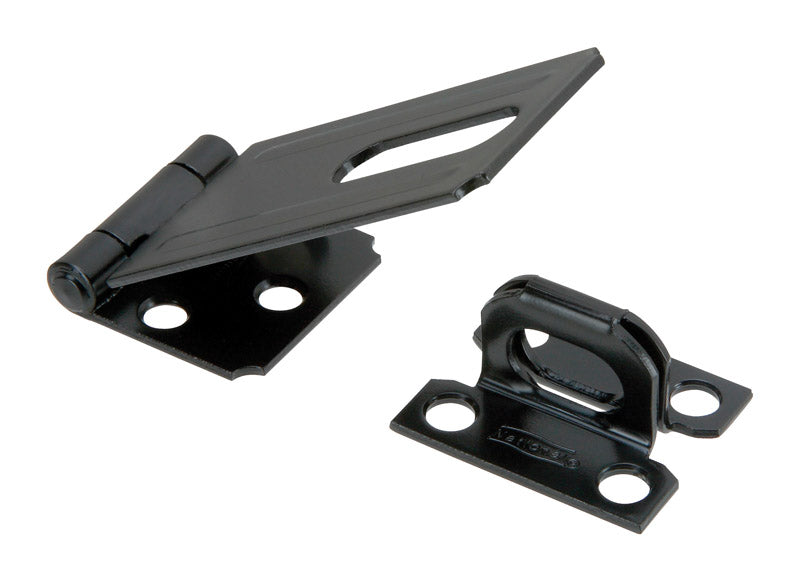 National Hardware Black Steel 3-1/4 in. L Safety Hasp