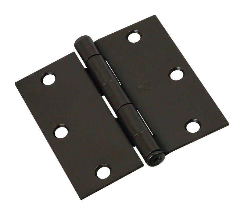 National Hardware 3-1/2 in. L Oil Rubbed Bronze Door Hinge