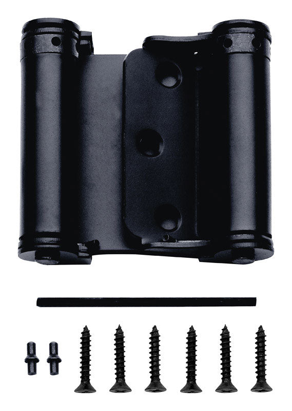 National Hardware 3 in. L Oil Rubbed Bronze Double-Acting Spring Hinge