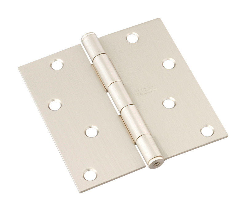 National Hardware 4 in. L Satin Nickel Door Hinge
