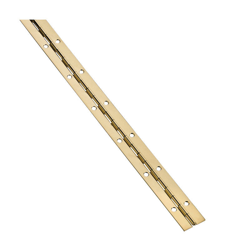 National Hardware 48 in. L Brass Continuous Hinge