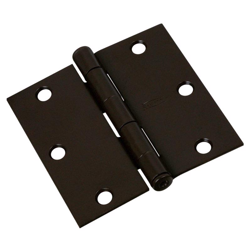 National Hardware 3 in. L Oil Rubbed Bronze Door Hinge