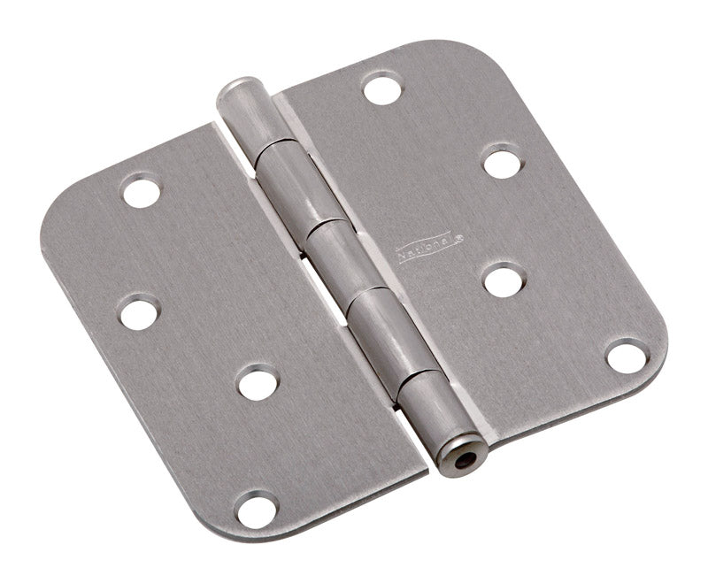 National Hardware 4 in. L Satin Nickel Door Hinge