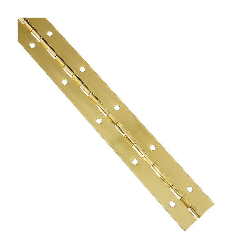 National Hardware 12 in. L Brass-Plated Continuous Hinge