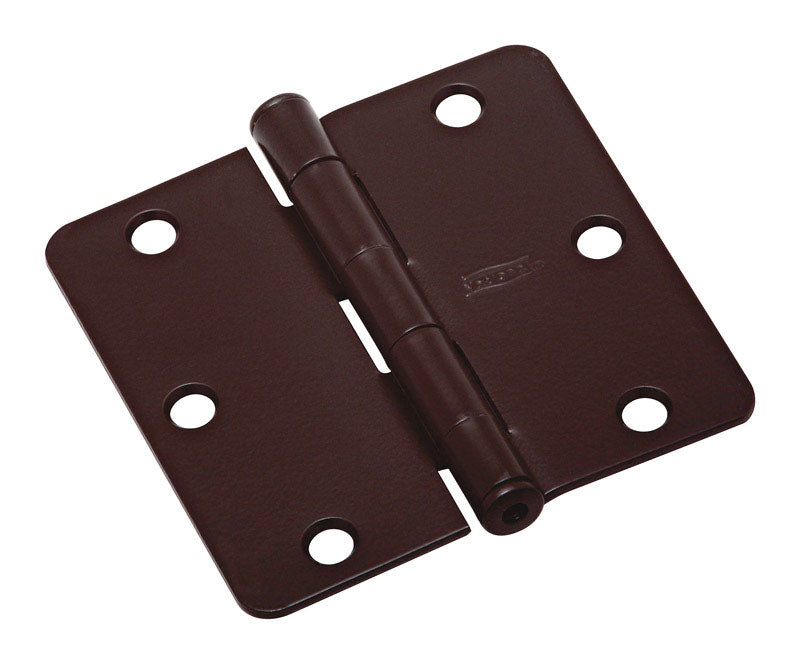 National Hardware 3-1/2 in. L Oil Rubbed Bronze Door Hinge