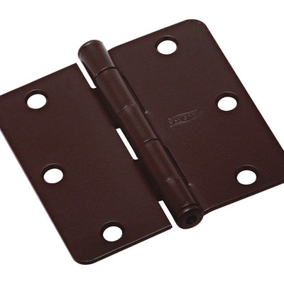National Hardware 3-1/2 in. L Oil Rubbed Bronze Door Hinge