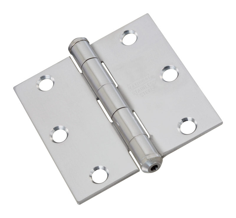 National Hardware 3 in. L Stainless Steel Door Hinge
