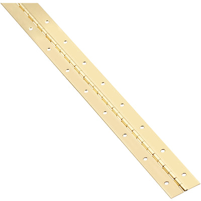 National Hardware 30 in. L Brass Continuous Hinge