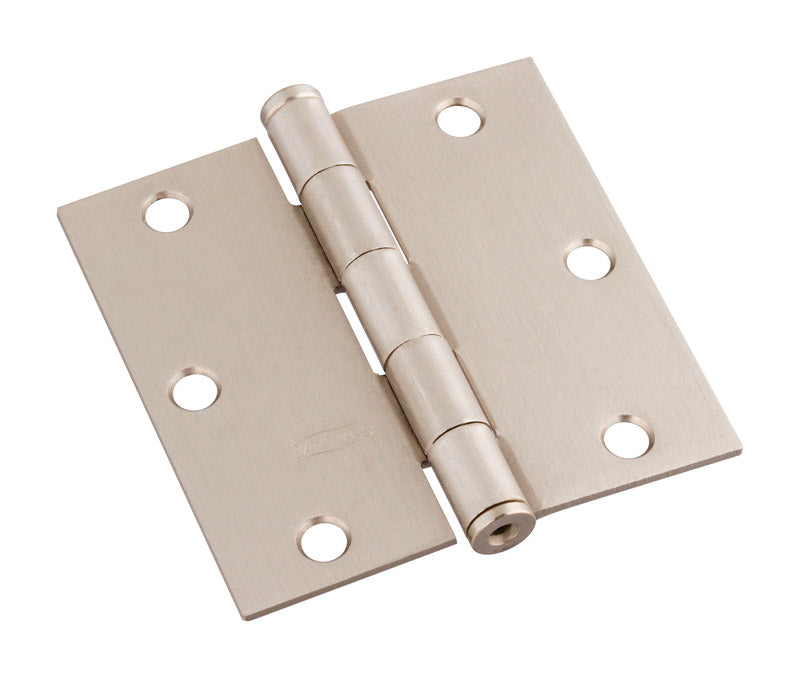 National Hardware 3 in. L Satin Nickel Door Hinge