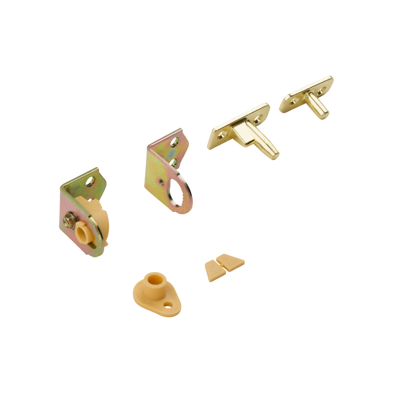 National Hardware Swing N Stay Brass Cafe Door Hinge