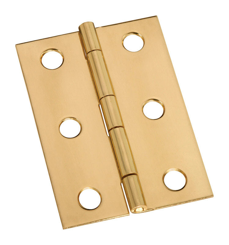 National Hardware 2-1/2 in. L Solid Brass Door Hinge