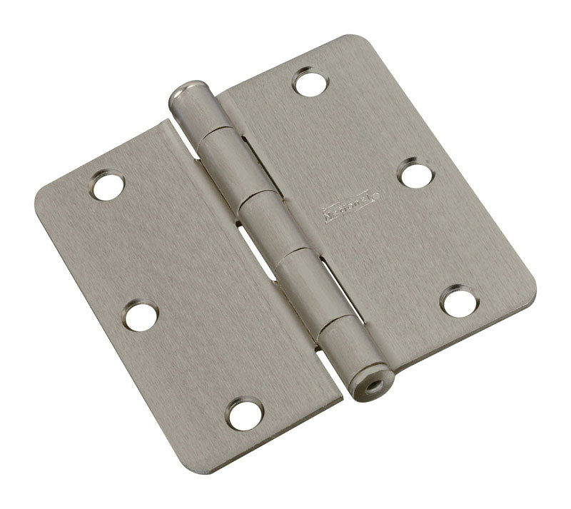 National Hardware 3-1/2 in. L Satin Nickel Door Hinge