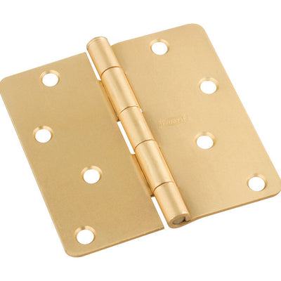 National Hardware 4 in. L Satin Brass Door Hinge