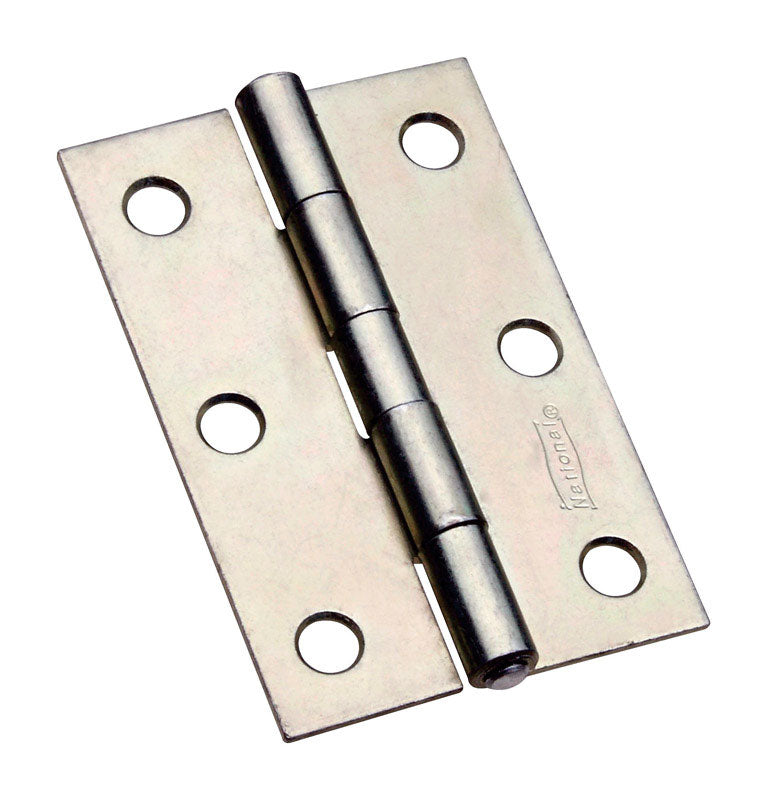 National Hardware 3 in. L Zinc-Plated Door Hinge