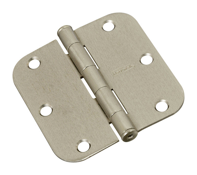 National Hardware 3-1/2 in. L Satin Nickel Door Hinge