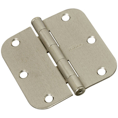 National Hardware 3-1/2 in. L Satin Nickel Door Hinge