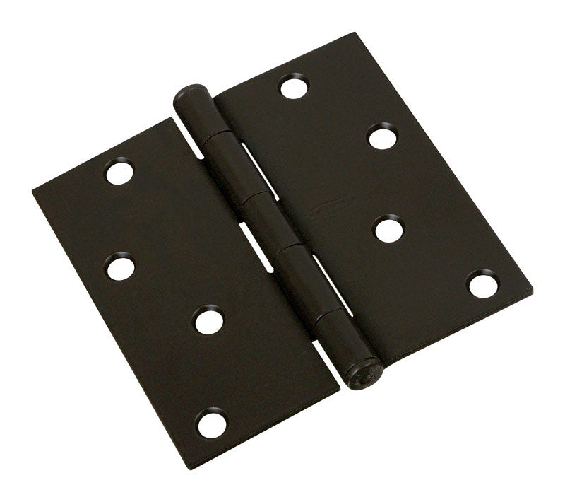 National Hardware 4 in. L Oil Rubbed Bronze Door Hinge