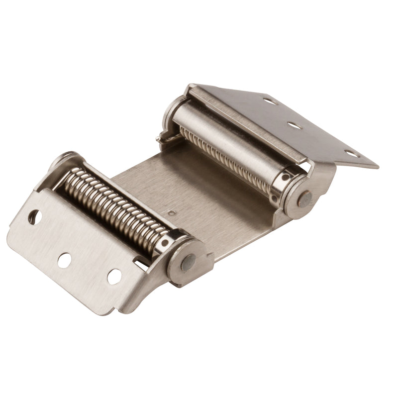 National Hardware 3 in. L Satin Nickel Double-Acting Spring Hinge