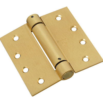 National Hardware 4 in. L Brass Spring Hinge
