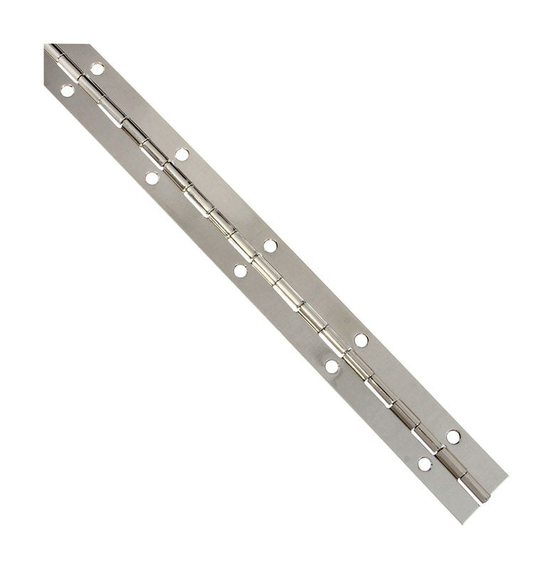 National Hardware 12 in. L Nickel Continuous Hinge