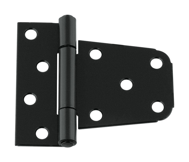 National Hardware 3.5 in. L Black Steel Extra Heavy Gate Hinge