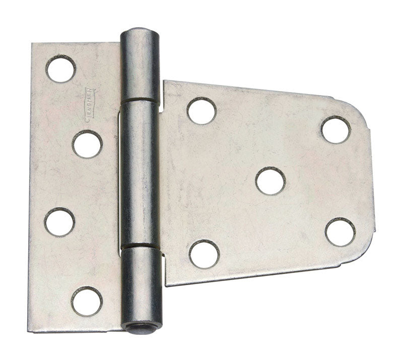 National Hardware 3.5 in. L Zinc-Plated Silver Steel Extra Heavy Gate Hinge
