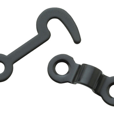 National Hardware Oil Rubbed Bronze Steel Hook and Staple 2 pk