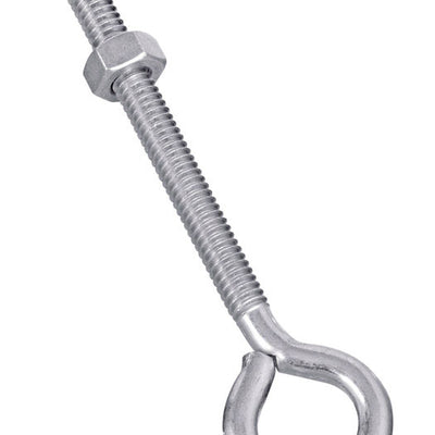 National Hardware 1/4 in. X 4 in. L Zinc-Plated Steel Eyebolt Nut Included