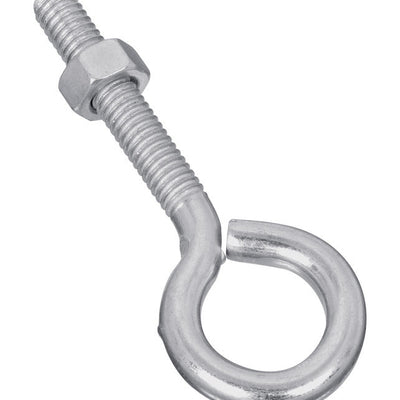National Hardware WeatherGuard 5/16 in. X 3-1/4 in. L Zinc-Plated Steel Eyebolt Nut Included