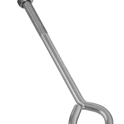 National Hardware 3/8 in. X 8 in. L Stainless Stainless Steel Eyebolt Nut Included