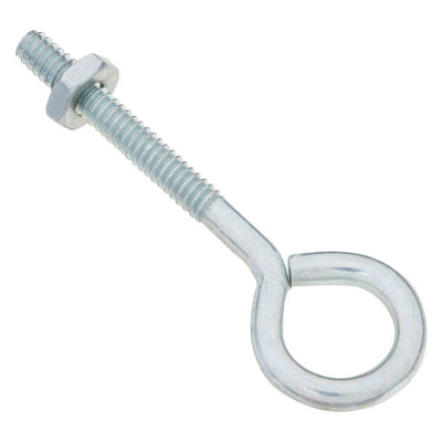 National Hardware 3/16 in. X 2-1/2 in. L Zinc-Plated Steel Eyebolt Nut Included