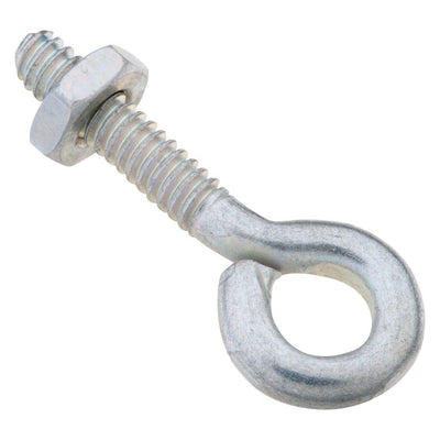 National Hardware 3/16 in. X 1-1/2 in. L Zinc-Plated Steel Eyebolt Nut Included